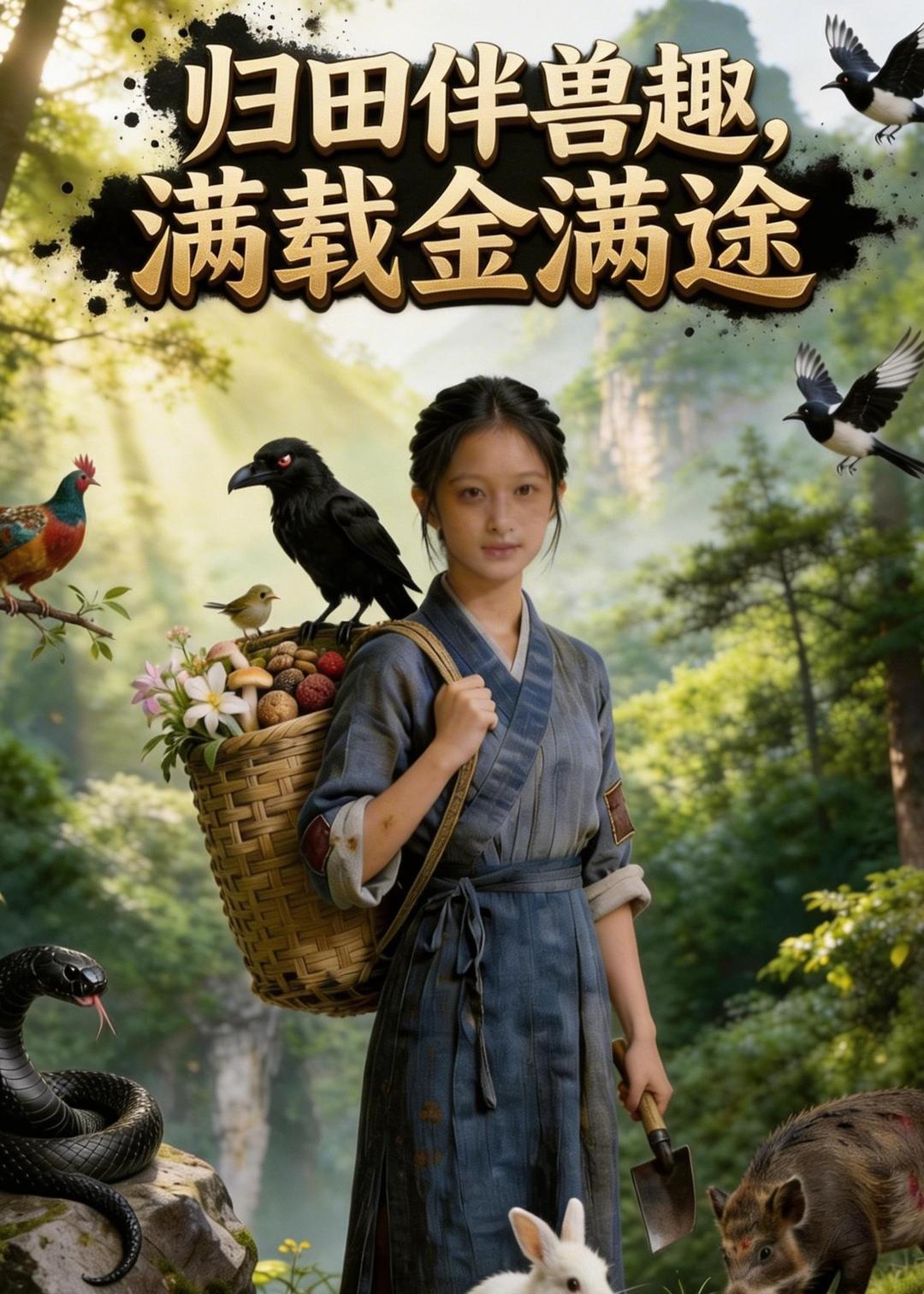 归田伴兽趣，满载金满途  Ai漫剧