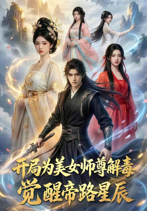 开局为美女师尊解毒，觉醒帝路星辰   漫剧