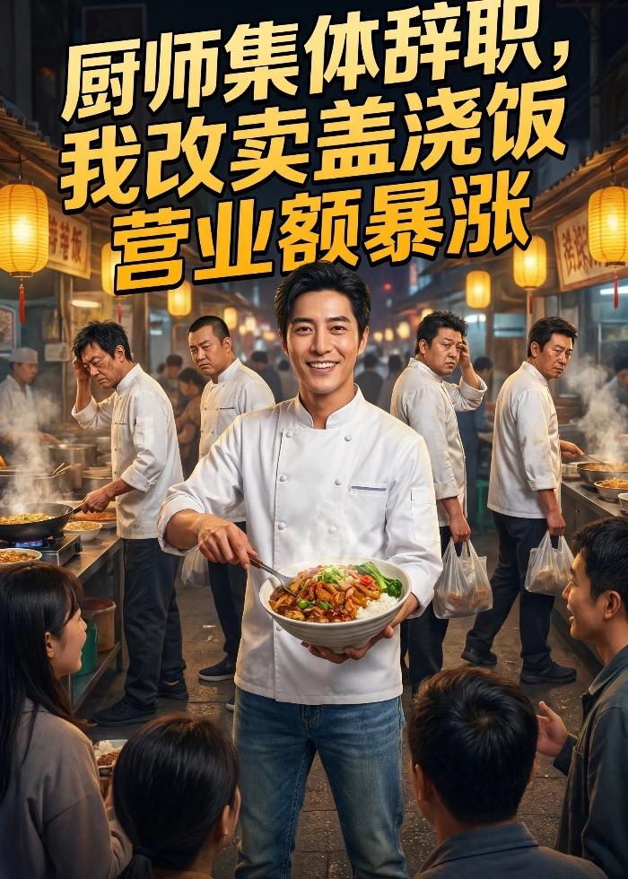 厨师集体辞职，我改卖盖浇饭营业额暴涨    Ai