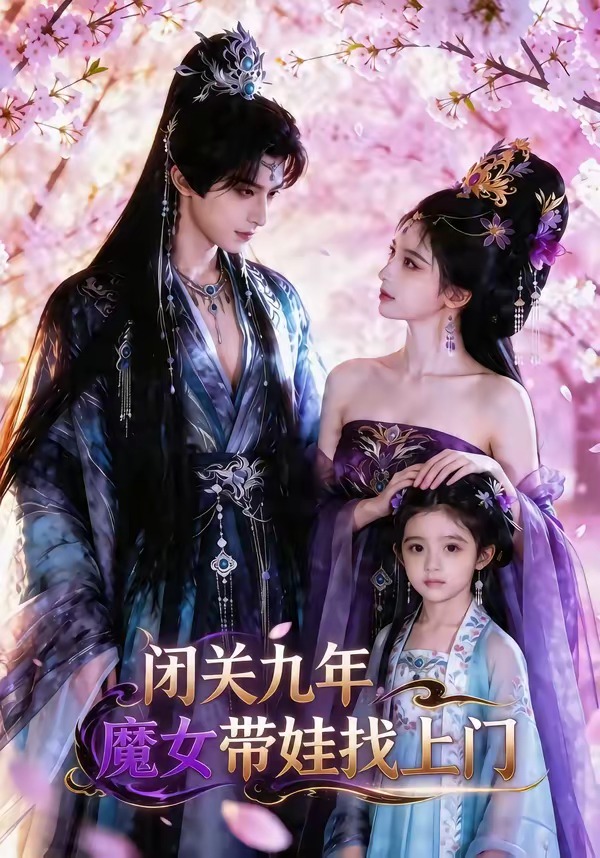闭关九年，魔女带娃找上门    Ai漫剧