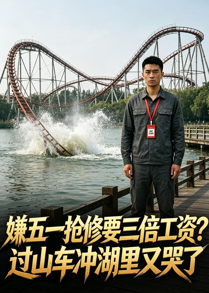 嫌五一抢修要三倍工资？过山车冲湖里又哭了    Ai
