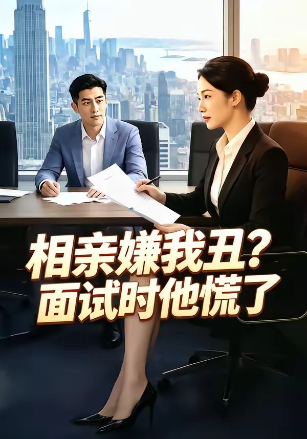 相亲嫌我丑？面试时他慌了    Ai漫剧