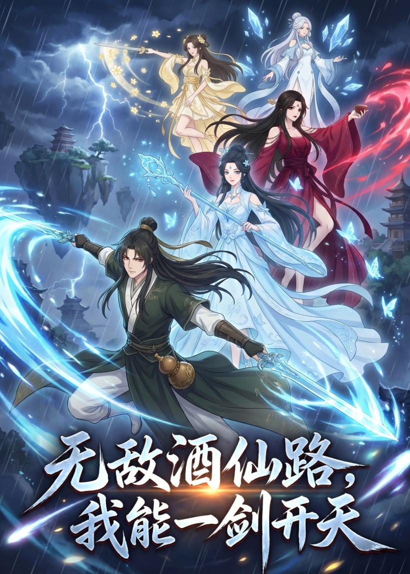 无敌酒仙路，我能一剑开天    动漫