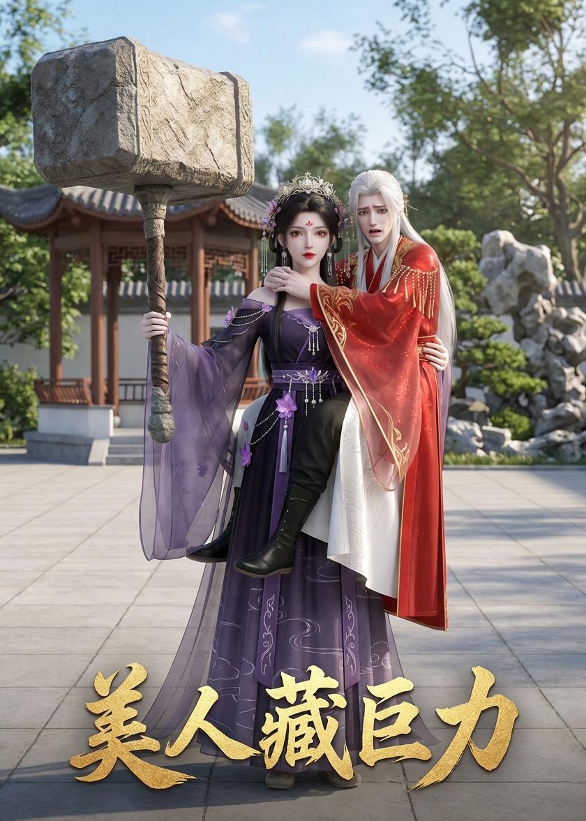 美人藏巨力   动漫