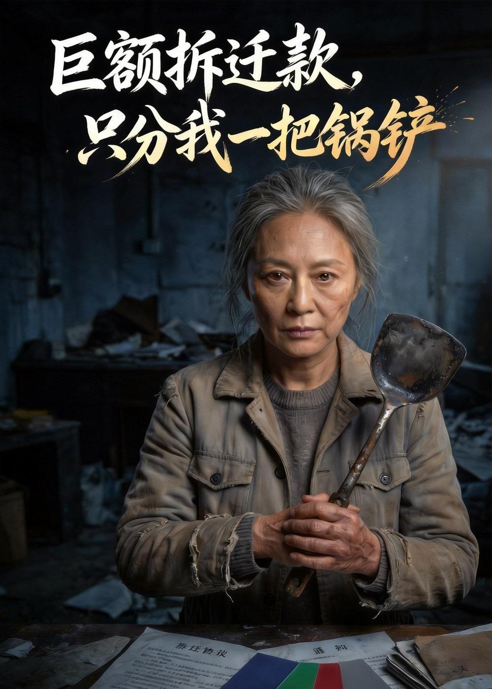 巨额拆迁款，只分我一把锅铲    Ai