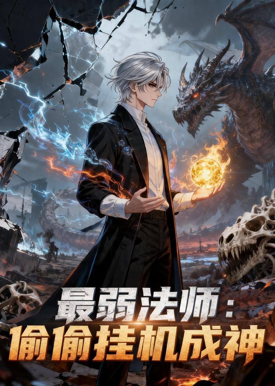 最弱法师：偷偷挂机成神    动漫