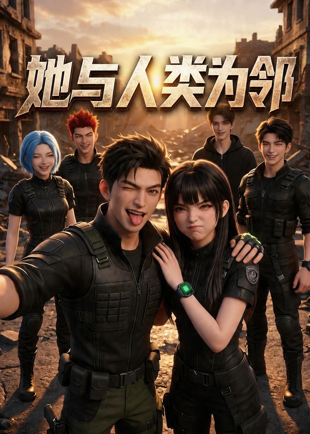 她与人类为邻   Ai漫剧