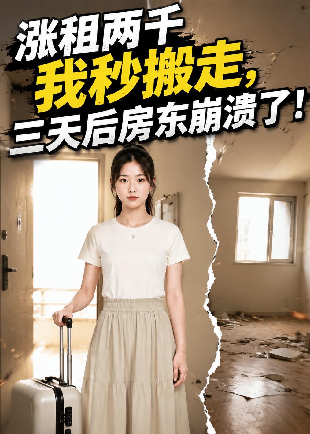 涨租两千我秒搬走，三天后房东崩溃了！   Ai