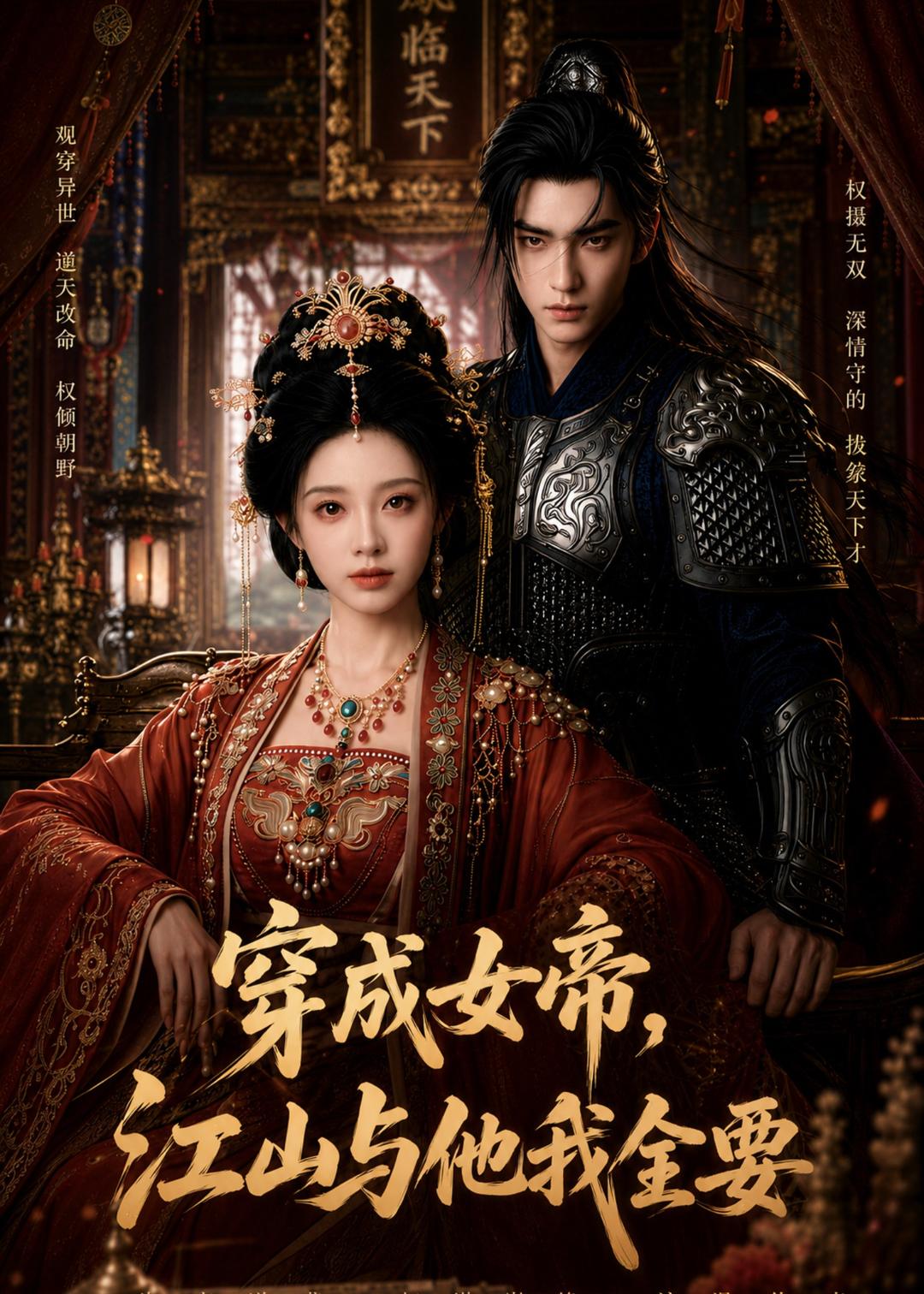 穿成女帝，江山与他我全要     Ai漫剧