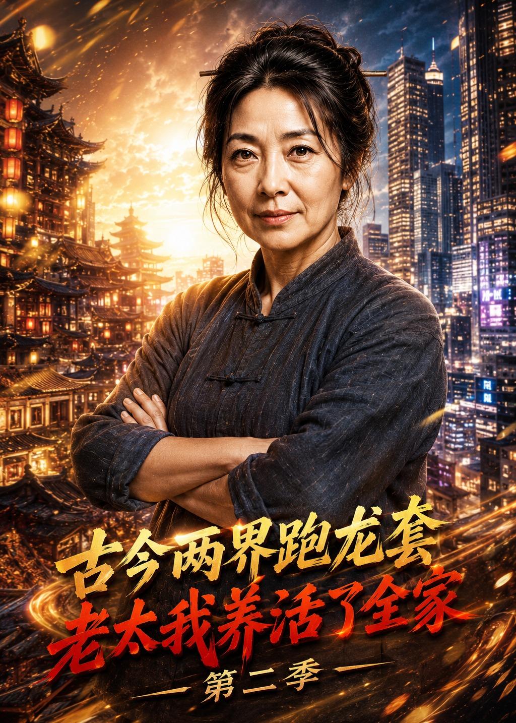 古今两界跑龙套，老太我养活了全家第二季    Ai漫剧