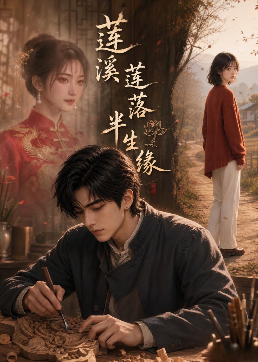 莲溪莲落半生缘    AI
